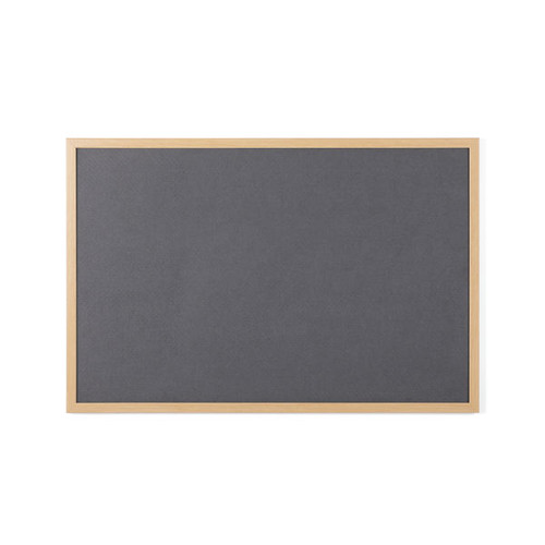 Earth Executive Felt Noticeboard 180x120cm Grey Oak MDF Frame FB8542239