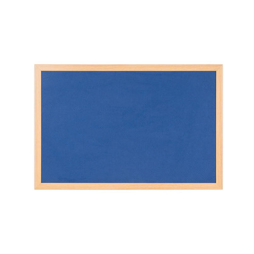 Earth Prime Felt Noticeboard 240x120cm Blue Oak MDF Frame FB8643233