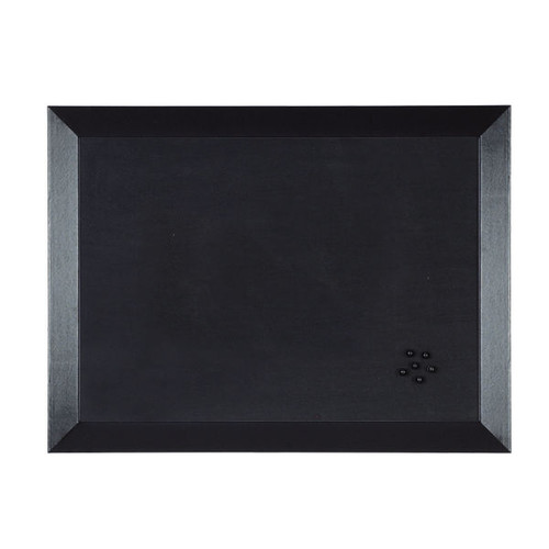 Bi-Office Kamashi Black Softouch Noticeboard Black Frame 60x45cm FB04361012