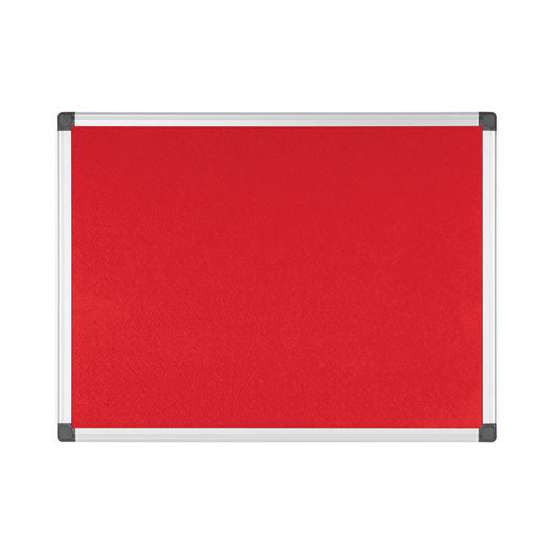 Bi-Office New Generation A9 Felt Noticeboard 60x45cm Red FA0246170