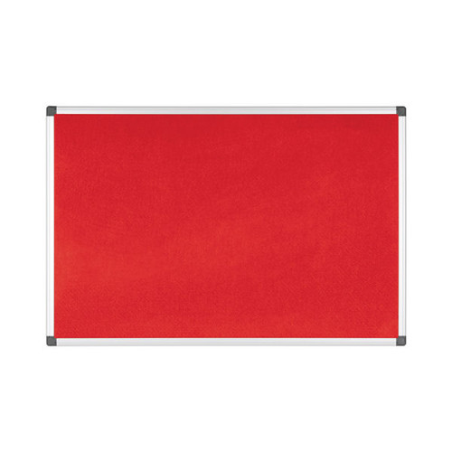 Bi-Office New Generation A9 Felt Noticeboard 90x60cm Red FA0346170