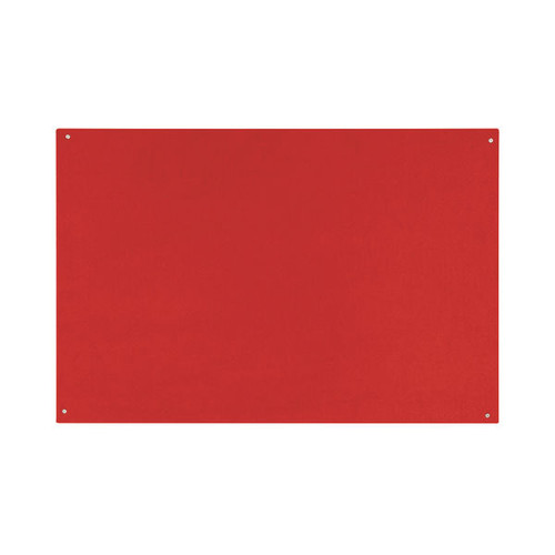 Bi-Office Unframed Noticeboard Red Felt Surface 875x575mm FB0746397