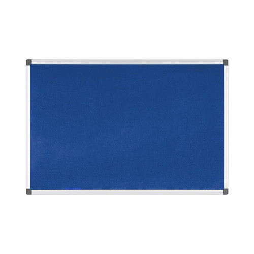 Bi-Office Maya Felt Noticeboard 2400x1200mm Blue 9200023