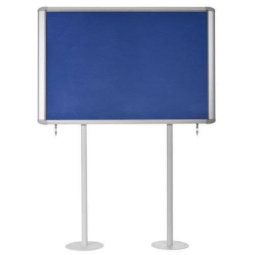 Bi-Office Mastervision Out Display Blue Sunken Post Top Hinged 15xA4 OMS380207760