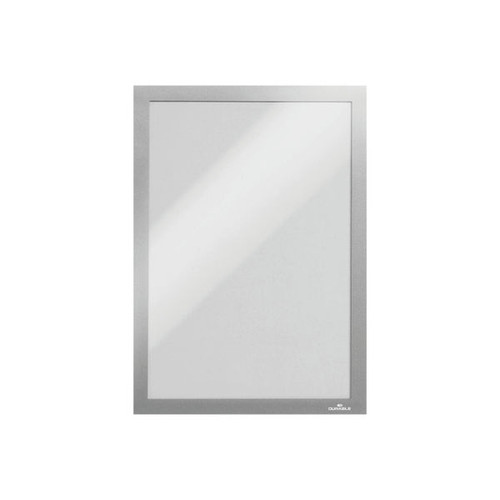 Durable Infoframe Duraframe Self Adhesive A4 Silver (Pack of 10) 488223