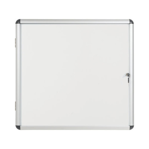 Earth Enclore Enclosed Magnetic Noticeboard 6xA4 Aluminium Frame RVT620109150