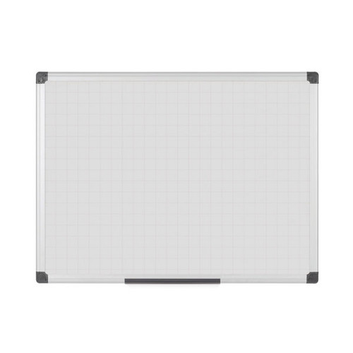 Bi-Office Maya Gridded Whiteboard Lacquered Steel Surface 240x120cm MA2147170