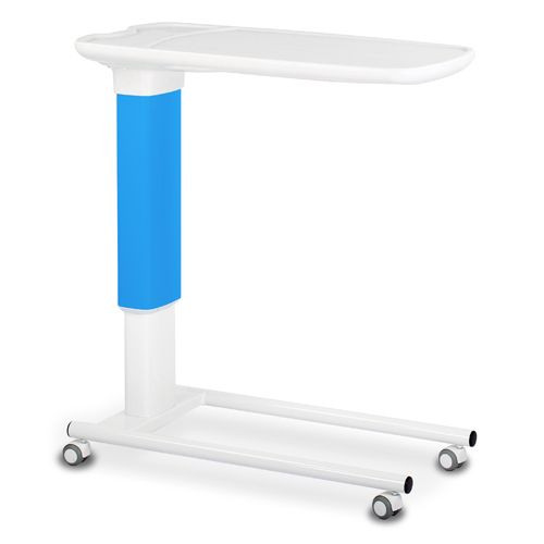 Overchair Table, Height Adjustable, Polymer, Easy Clean - Light Blue