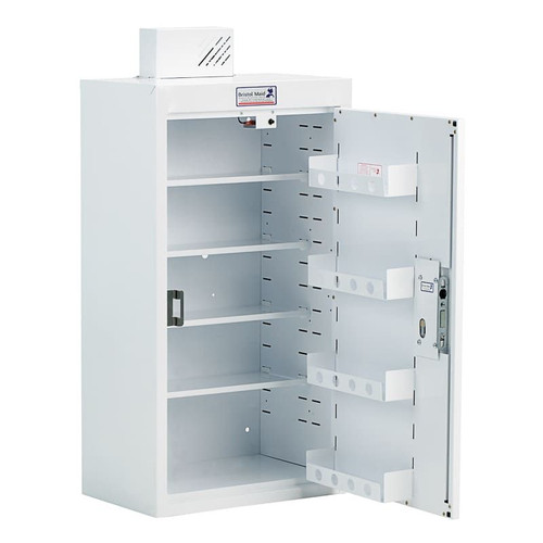 Shelves & Door Shelves, Single Door Cabinet - With Light