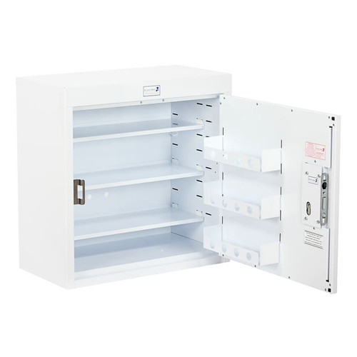 Shelves & Door Shelves, Single Door Cabinet - No Light