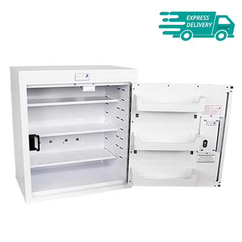 Shelves & Door Shelves, Single Door Cabinet - With Light