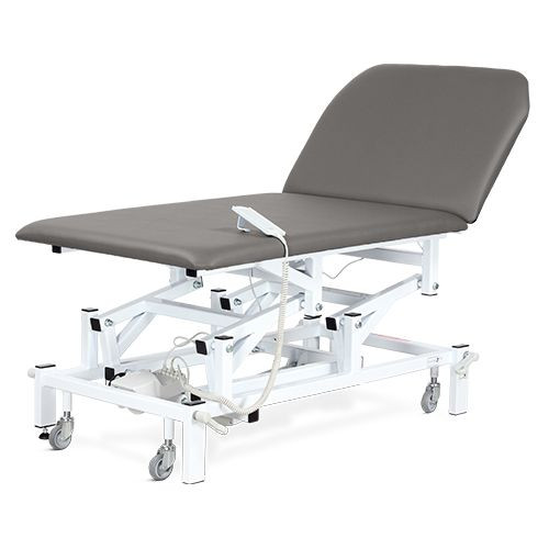Examination & Treatment Couch, Two Section, Bariatric, Electric, Hand Switch, Graphite