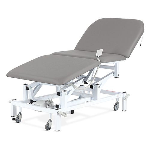Examination & Treatment Couch, Three Section,  Electric with Electric Backrest, Hand Switch, Sand Dune