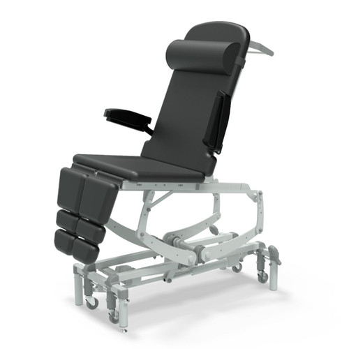 Podiatry, Chiropody & Lower Limb Procedures, Trendelenburg,  Electric Height, Backrest & Foot Sections - Vinyl Black