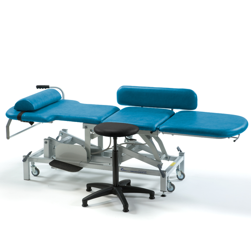 Echocardiography, Electric Height, Tilt & Backrest, Gas Assist Foot Section, Retractable Castors