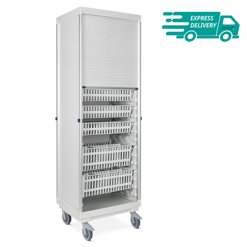 ScanCell Carts - Roller Shutter - 3 Column, 1803mm High, Type B, (No Kit)