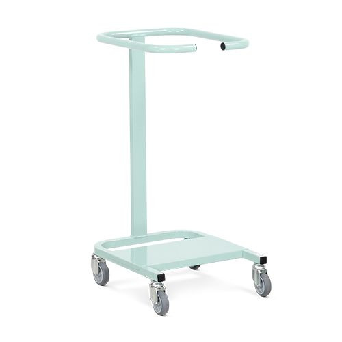 Soiled Linen Trolleys - Mild Steel, Cantilever Frame, Single