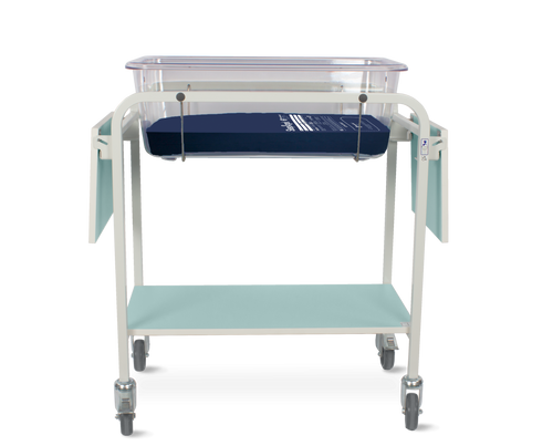 Baby Crib - Fixed Height - Lower Shelf - Sleep Angel Mattress