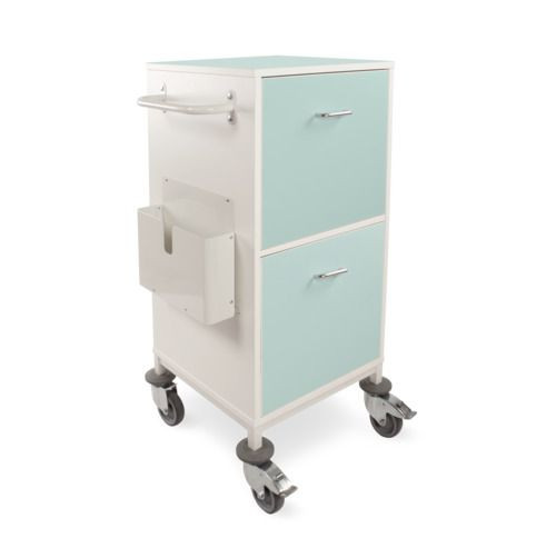 Medical Records Workstations - Double Column, Two Drawers, X-Ray Pigeon-Hole - Electronic Push Button Lock
