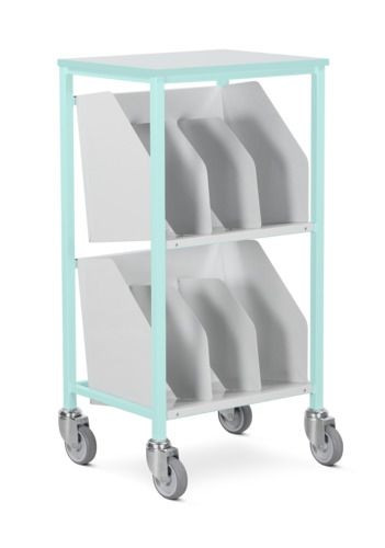 Medical Records Trolleys - Filing, Small - Open Cupboard