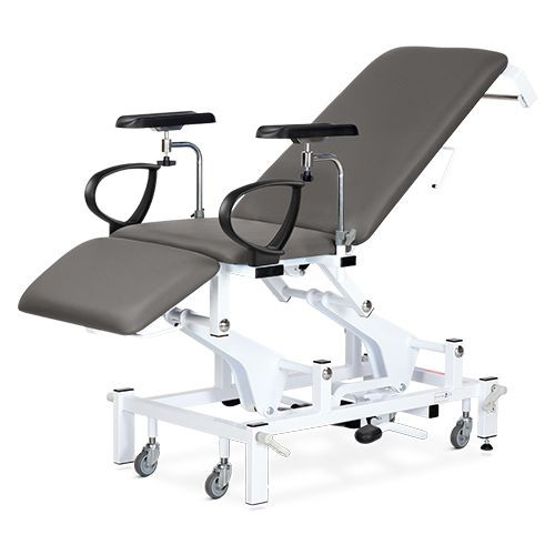 Phlebotomy Chair, Variable Height, Hydraulic, Graphite