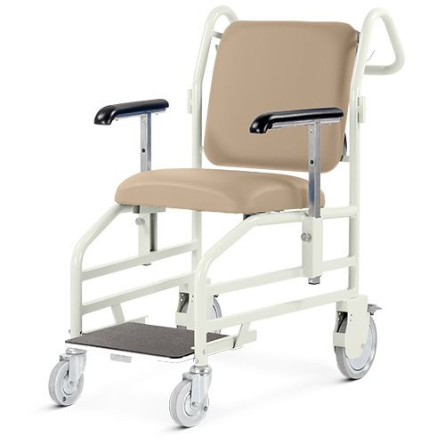 Portering Chair - Front Steer, Nesting, Sliding Footrest, Sand Dune