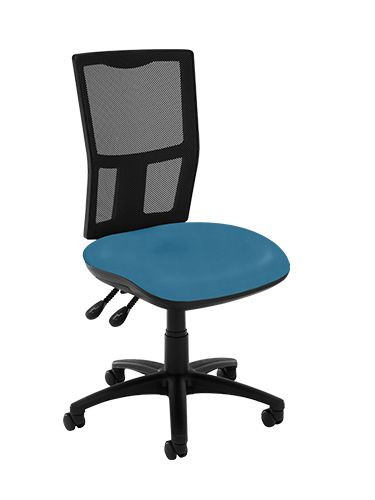 Task Chairs - Mesh, High Back, Adjustable Arms - Peacock