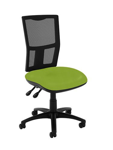 Task Chairs - Mesh, High Back, Adjustable Arms - Avocado