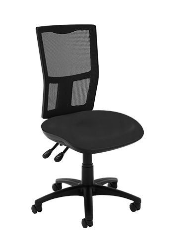 Task Chairs - Mesh, High Back, Adjustable Arms - Noir