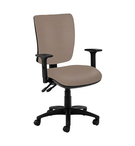 Task Chairs - Consort, High Back, Adjustable Arms - Oatmeal