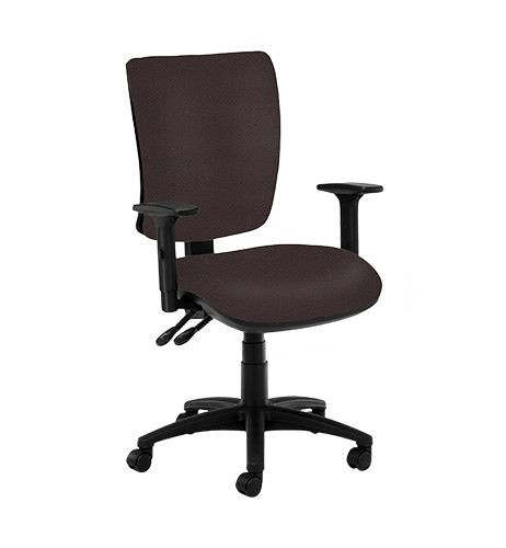 Task Chairs - Consort, High Back, Adjustable Arms - Espresso