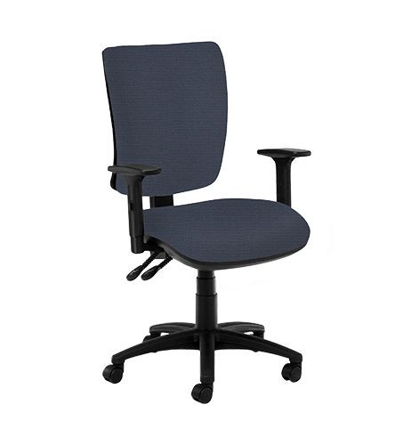 Task Chairs - Consort, High Back, Adjustable Arms - Granite