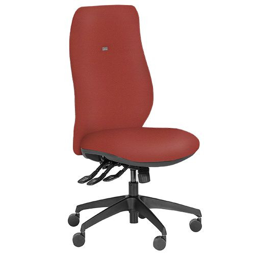 Premium Task Chairs -  Executive, High Back - Rust