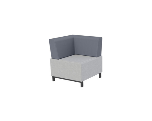 Soft Seating & Reception - Link, Single Unit, Left Arm - Granite