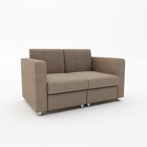 Soft Seating & Reception - Link, Double Unit - Granite