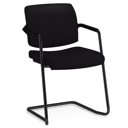 Functional Seating - Cambridge, Cantilever - Fabric, Black