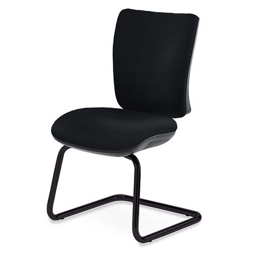Functional Seating - Oxford, Cantilever - Vinyl, Noir