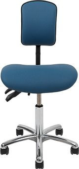 Technical Seating - Tech Chair,Plus, Short Seat, Narrow Backrest-Blue
