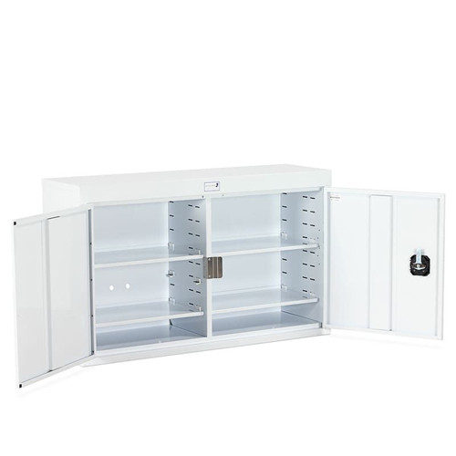 Storage Cabinets - Double Door, 4 Shelves