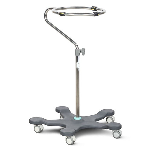 Bowl Stands - Variable Height, Polyurethane, Easy Clean, Single Bowl, Blue Cap
