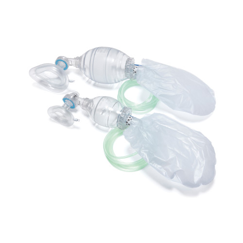Visionary® Child Manual Resuscitators With Round Silicone Mask and Cushion Mask (Size 1 Silicone, Size 2 Cushion)