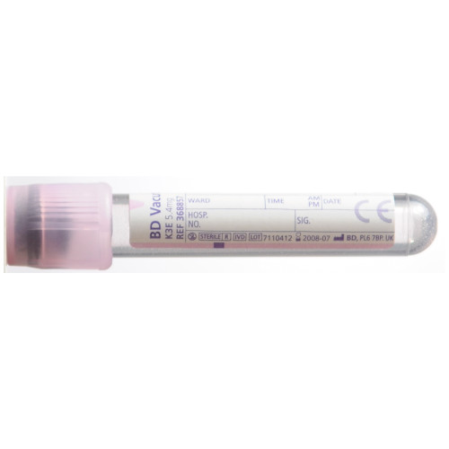 BD Vacutainer® K3EDTA Tubes (3 ml) (Pack of 100)