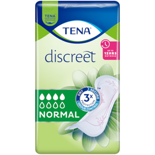 TENA® Discreet Normal Incontinence Pads (Pack of 12)