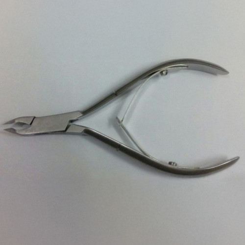 Cuticle Nippers (Plain Handle) Double Lock Spring (10 cm) | CE–1610