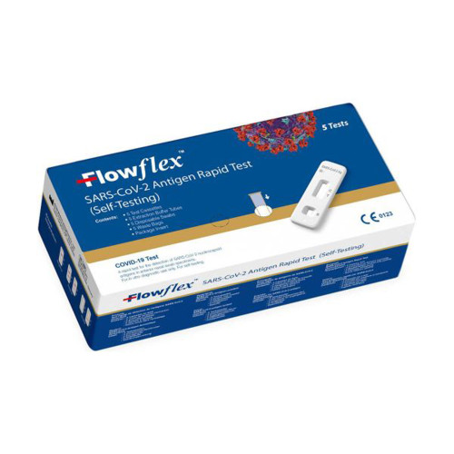 Flowflex Antigen Rapid Tests (Lateral Flow Self–Testing Kits)