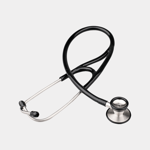 Cardiology Adult Stethoscope (Black) Foamed Lined Box