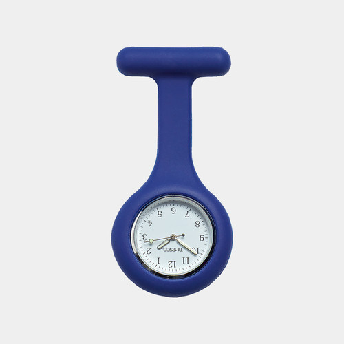 Fob Watch Silicone  (Blue)  2 Year Battery Guarantee