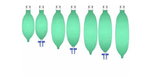 Latex-Free Anaesthesia Breathing Bag Individual PE bag 0.5 L (Pack of 10)