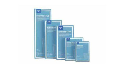Bordered Gauze Adhesive Island Dressing 10 x 25 cm