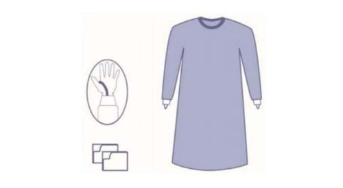 OPS Eclipse Standard Surgical Gown with Thumb Loops XL
